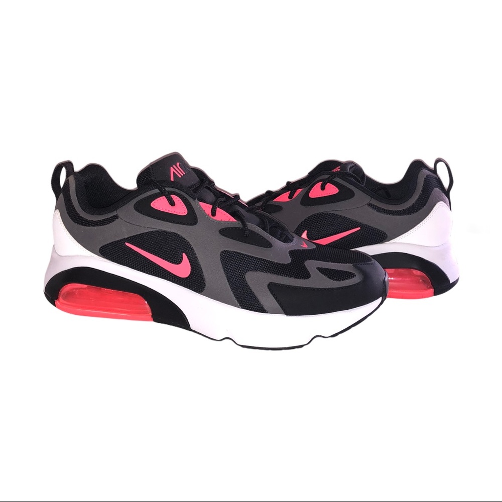 Nike Air Max 200 Grey Hot Punch-Black AQ2568-005